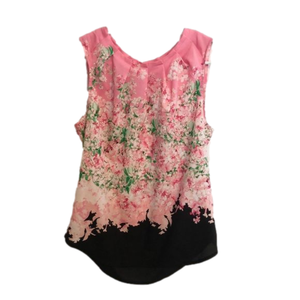 Floral Business Casual Sleeveless Top